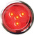 T-H Marine - Led Puck Light Ss 3in Red - LED51897DP