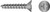 Seachoice - #4 X 1/2 Phil Flat T/s 10/bg - MP0613SC