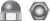 Seachoice - 10-32 Cap Acor Nut Ss 100/bg - SC1358