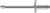 Seachoice - 3/16x1/4 Bld Rvt 6-4 Ss 100/bg - SC2050