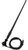 Seaworthy - 16  Flex. Rubber Antenna Blk - SEAURB3S
