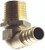 Bristol Products - Elbow 1/2b X 1/2mpt Brass Pex - 49UTME33