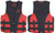 Seachoice - Evo Vest Red/blk Medium - 85105