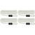Extreme Max 3006.3314 BoatTector Solid Braid MFP Fender Line Value 4-Pack - 3/8" x 5', White - 3006.3314
