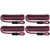 Extreme Max 3006.3375 BoatTector Solid Braid MFP Fender Line Value 4-Pack - 3/8" x 5', Burgundy - 3006.3375
