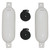 Extreme Max 3006.7201 BoatTector Inflatable Fender Value 2-Pack - 6.5" x 22", White - 3006.7201