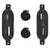 Extreme Max 3006.7204 BoatTector Inflatable Fender Value 2-Pack - 6.5" x 22", Black - 3006.7204