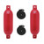 Extreme Max 3006.7432 BoatTector Inflatable Fender Value 2-Pack - 4.5" x 16", Bright Red - 3006.7432