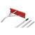 Extreme Max 5600.3262 Poly Roof Rake with 23" Blade - 5600.3262