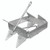 Extreme Max 3006.6823.1 BoatTector Galvanized Cube Anchor (Box-Style) - 25 lbs. - 3006.6823.1