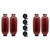 Extreme Max 3006.8564.4 BoatTector Inflatable Fender Value 4-Pack - 10" x 30", Cranberry - 3006.8564.4