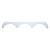 Icon 01948 Triple Axle Fender Skirt FS1948 for Thor - Polar White - 1948
