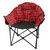 KUMA KM-LBCH-RB Lazy Bear Chair - Red Plaid - KM-LBCH-RB