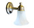 WALL SCONCE LED 12V W/ALABASTER - 410135401401RT