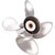 Solas 1453-130-17 HR Titan 4 Stainless Steel 4-Blade Propeller - RH, 13" Diameter x 17" Pitch - 1453-130-17