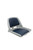 Springfield 1061112-C Traveler Folding Seat - Gray with Blue Cushion - 1061112-C