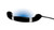 T-H Marine LED-GHBSS-B-DP Soft-Molded Grab Handle with Stainless Steel Rings - Black with Blue LED - LED-GHBSS-B-DP