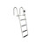 Whitecap S-1748 Three-Step Telescoping Pontoon Ladder - S-1748