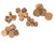 Whitecap 60152-500 Teak Plugs - 1/2", Pack of 500 - 60152-500