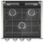 Furrion 2021123893 Slide-In 3 Burner Gas RV Cooktop with Glass Cover - 20", Stainless Steel - 2021123893