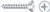 Seachoice - #8 X 3/4  Ovl Sms Chrom  50bg - SC585CH