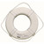 Jim-buoy Gw-24 G-series Life Ring With Web Straps - 24", White - GW-24
