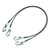 Demco 9523055 Straight Safety Cables - 64", Pair - 9523055 Demco 9523055 Straight Safety Cables - 64", Pair - 9523055