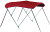 Carver - Bimini (3 Bow | 46") Acrylic Burgundy - A4681UB-08 Carver - Bimini (3 Bow | 46") Acrylic Burgundy - A4681UB-08