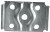 Dexter Marine - Tie Plate - Fits 3 Round Axle - 86537