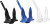 Greenfield - Navy Anchor - 28 Lb - Royal Blue - 928-R Greenfield - Navy Anchor - 28 Lb - Royal Blue - 928-R