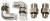Seastar - Hydraulics - Orb Fitting Kit Straight - HF6009