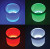 T-h Marine - Led Plastic Cup Holder W/ Ss Rim - Red - LED-LCH-R-DP