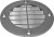 T-h Marine - Louvered Vent Cover (4") - Black - LV-1-DP