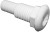 T-h Marine - Thru Hull (straight Ex) - 1 1/8" - White - TH-1202XL-B