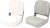 The Wise - Super Value Low Back Seat - White - 3313-710