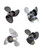 Brp - 13.5 X 24 Steel Three Blade Right Hand Rotation Prop Raker (763956)