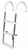 Jif Marine - 3-step Tscop Pontoon Boat Ladder Stainless Steel (duf3)