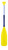 Jif Marine - 72" Synthetic Boat Paddle Yellow (cvy-72)