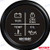 Recmar - 4 Led Alarm Gauge 12v/24v Blk (recky79202)