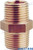 Recmar - Dbl Screw Nipple Brz 3/8" (gs30633)