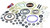 Recmar - Gear Gasket Kit (rec876054)