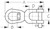 Sea Dog Marine - Galvanized Eye/jaw Swivel 3/4" (181219)