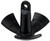 Sea Dog Marine - River Anchor Black Vinyl  8 Pound (314268)