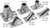 Sea Dog Marine - Stainless Steel 90dg Volcano Base 2"x 3" (281931-1)