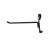 Display Fixture Warehouse - 6" Hooks - 14-006BL
