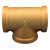 Midland Industries - 1/2" Tees- Brass - 44-253