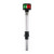 Perko  - Bi-color Pole Light Blk - 1612DP2BLK