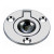 Perko - Display Pack - Flush Ring Pull C/znc - 1232 DP1 CHR