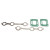 Sierra - Mrc Manifold Gasket Set - 18-4347-1
