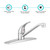 Dura Faucet - Single Lever Rv Kitchen Faucet - Br - DF-NMK600-SN